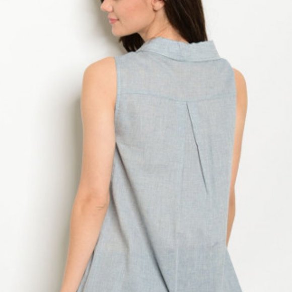 BOHO BABE HI-LOW TUNIC TOP - Picture 3 of 6